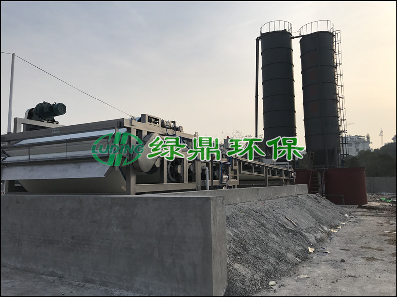 台州建筑泥浆处理工程案例 建筑污泥脱水机运用