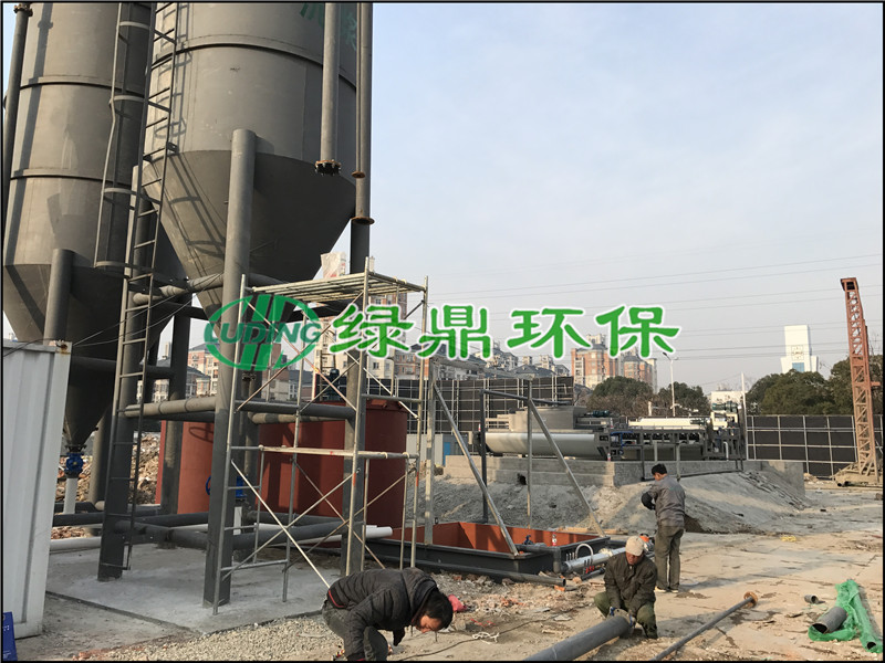 台州建筑泥浆处理工程案例 建筑污泥脱水机运用