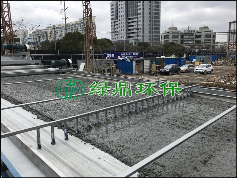 台州建筑泥浆处理工程案例 建筑污泥脱水机运用